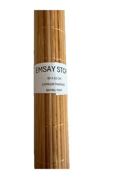 Emsay Store New Season Washing Machine Top Bamboo Mat 60X50 cm – Water Resistant Decorative Organizing Mat