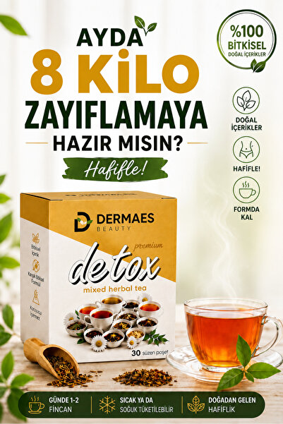 DERMAES beauty Detox form çayı zayıflamak