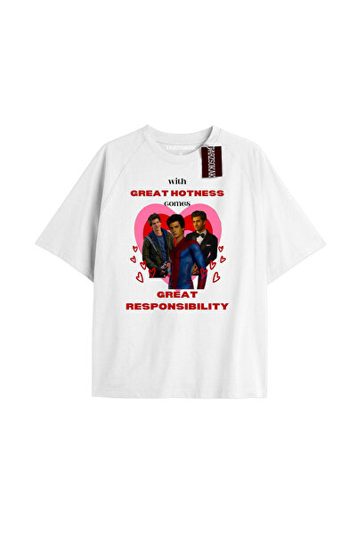 TIMESWASTINGIRL Tricou Spider-Man cu imprimeu de ziar Model No Way Home