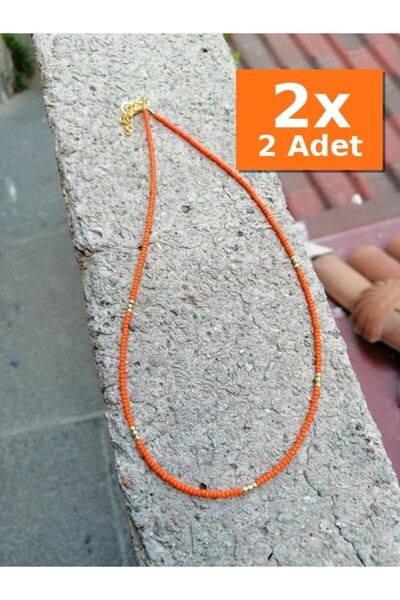 Bozhi Necklace Glass Beads Business Woman Style