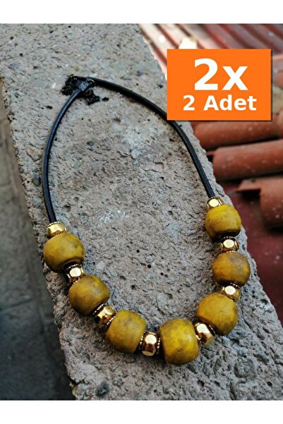 Bozhi Necklace Glass Beads Business Woman Style