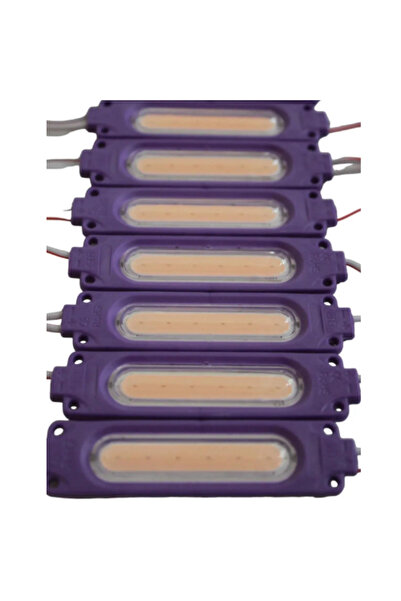 Genel Markalar 12 Volt 2 Watt Cob Led Modül Mor (10 Adet)
