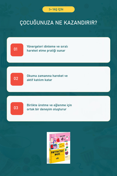 Abm Yayınevi Dancing in the Kitchen: a Storybook for Children Aged 3+