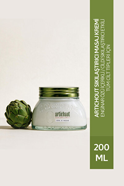 L'Occitane Artichout Sıkılaştırıcı Masaj Kremi, Enginar Özlü, 200 ml