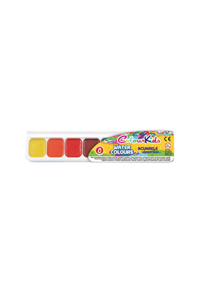 ColourKids Acuarele COLOUR KIDS semi-uscate 8 Culori