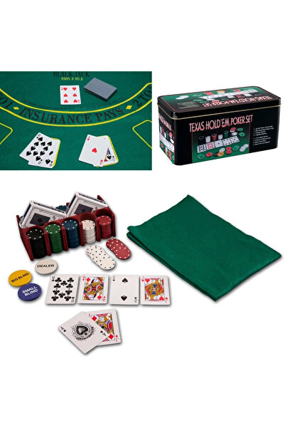 DanyCris Set Poker Plastic + Metal + Textil