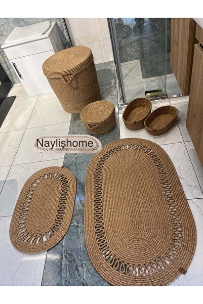 naylişhome طقم حمام مقاس 45×40 سم مع سلة مكياج مقاس 25×15 سم. هدايا، هدايا زف...