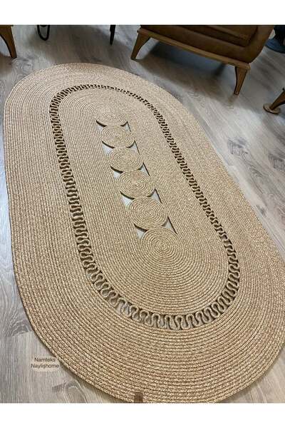naylişhome Namteksjüt hasır hediyelik-çeyizlik-salon mutfak koridor kilim pas...