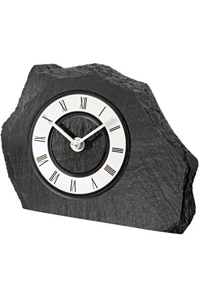 AMS Ceas de masă 1104, cuarț, negru, analogic, rustic