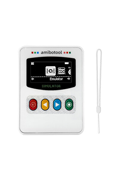 Choice1 White For Amiibo Smart iNFC Pixl Emulator OLED HD Bluetooth Intellige...