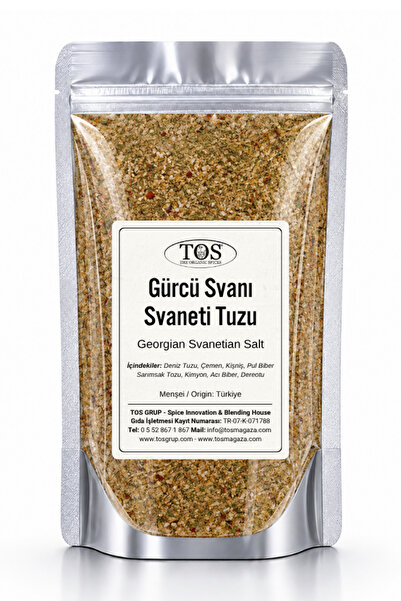 TOS The Organic Spices Gürcü Svanı / Svaneti Tuzu 100 gr Georgian Svan / Svan...