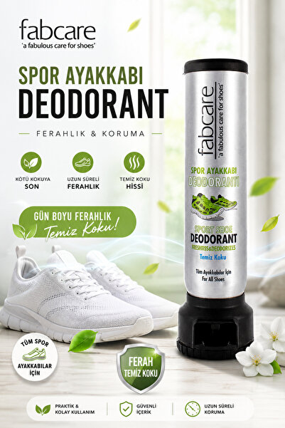 Fabcare Spor Ayakkabı Deodorantı – Kötü Koku Giderici ve Uzun Süreli Ferahlık...