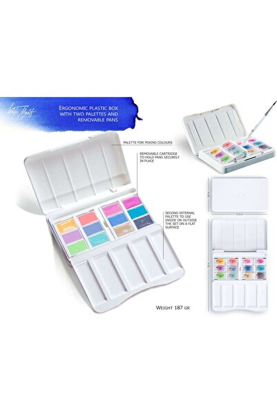 ST. PETERSBURG White Nights Extra-Fine Tam Tablet Sulu Boya 2.5 ml 12’li Pastel Set 19421875
