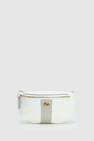 U.S. Polo Assn. Kadın Beyaz Bel Çantası 50293695-VR013