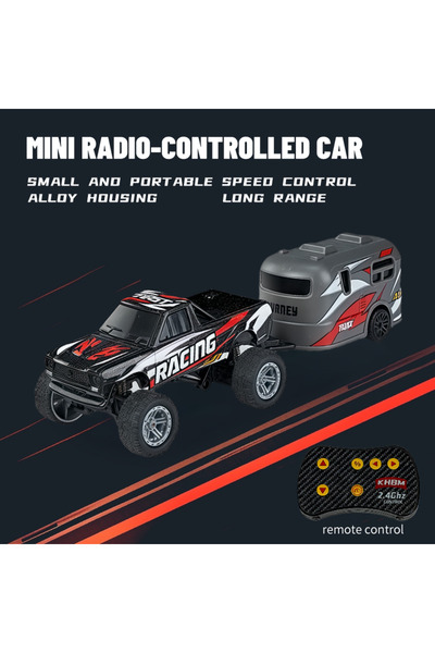 Choice22 HB10-C Black New RC Car MINI Alloy 1/64 Remote Control Car Convenien...