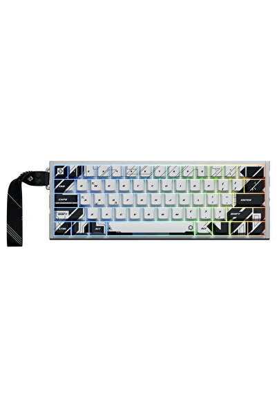 QwertyKey QK61 HE-AL Vector – Tastatură de gaming cu efect Hall magnetic, dec...