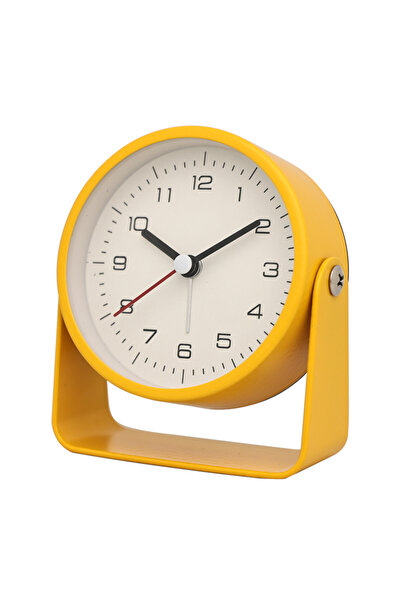 Choice yellow 1pc Creative Metal Small Alarm Clock, Student Specific Silent D...