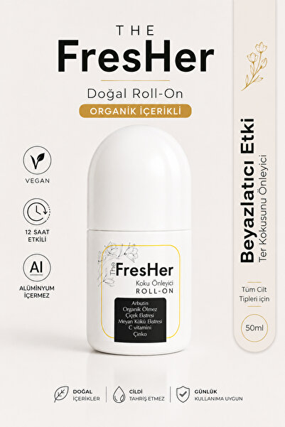 The fresher Ter Kokusu Önleyici ,beyazlatıcı & Leke Bırakmayan Doğal Roll-on ...