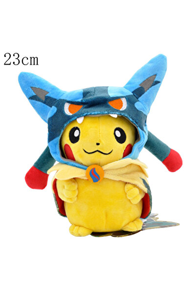 Choice Lucario 23cm Cos Eevee Pikachu Cosplay Plush Toy Charizard Peluche Sno...