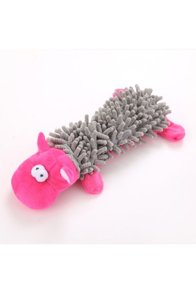 Choice3 Gray Hippo New Durable Pet Dog Plush Toy for Small Breeds - Animal Sh...