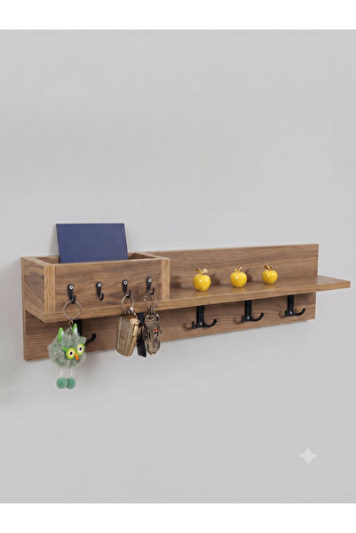 DEEP WEST Portmanto Duvar Askılığı Anahtar Askılığı Elbise Askılığı 80 Cm MDF