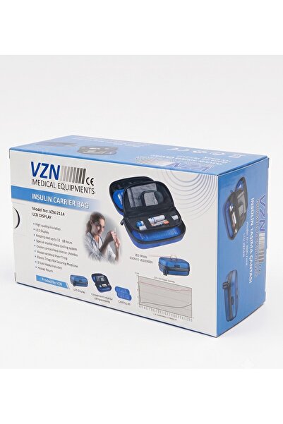 VZN Ybh-2114 Insülin Taşıma Çantası LCD Ekran Derece Göstergeli