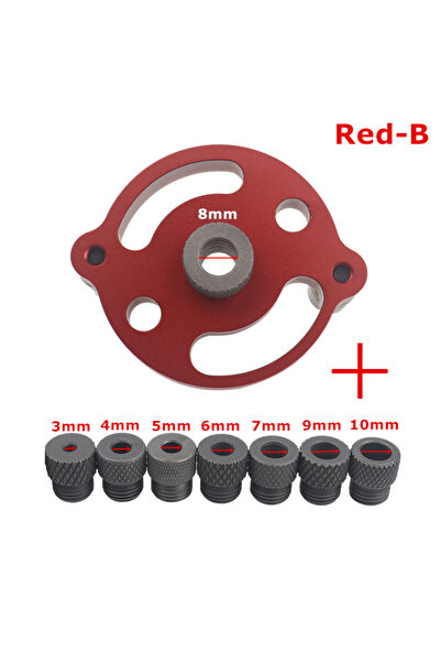 Choice Red-B Vertical Doweling Jig 3-10mm Woodworking Hole Puncher Self-cente...