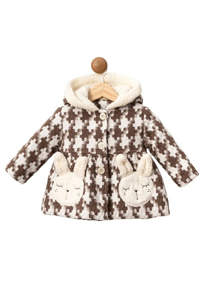HAUSEkids 9-24 Months Petit Luxe Baby Girl Coat-Latte