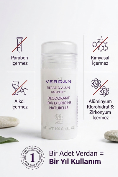 Verdan Doğal Kristal Roll On Deodorant 100 gr