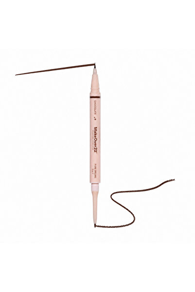 Makeover22 Pure Brows 2 in 1 - Chocolate Pw01