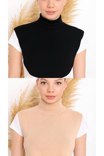 ALDAIYR 2 Pcs Women's Neck Collar Hijab