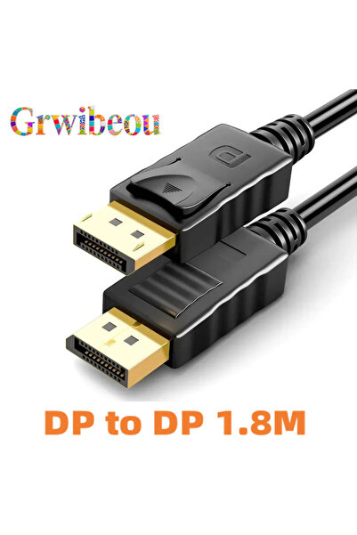 Choice كابل فيديو وصوت DisplayPort بطول 1.8 متر من DP إلى DP، محول منفذ العرض...
