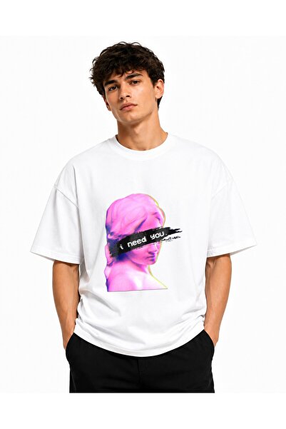Inscriptie Tricou Unisex Bumbac Premium Casual " Vaporwave grunge aesthetic "