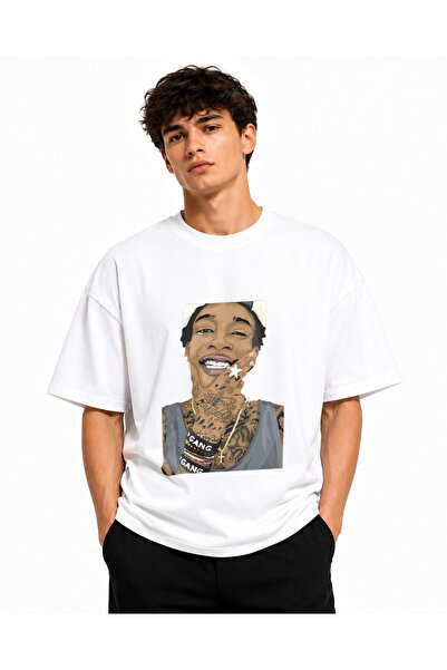 Inscriptie Unisex Βαμβακερό T-Shirt Υψηλής Ποιότητας  "Wiz Khalifa Καρτούν "