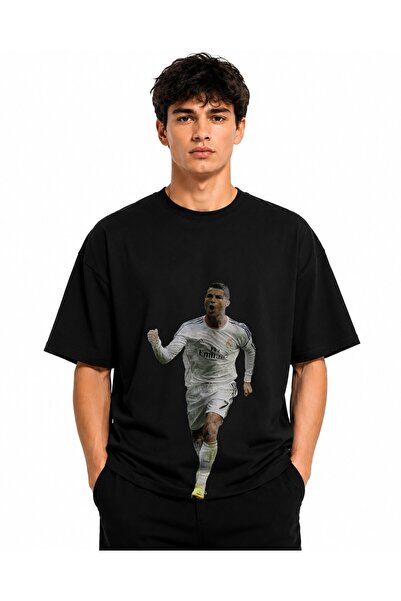 Inscriptie Unisex Βαμβακερό T-shirt Υψηλής Ποιότητας  "Κριστιάνο Ρονάλντο - γ...