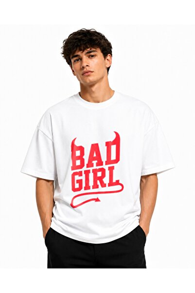 Inscriptie Unisex Βαμβακερό T-shirt Υψηλής Ποιότητας  "Κακοκόρια κοπέλα "