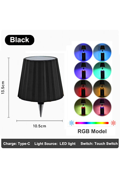 Choice 0-5W Style D-RGB RGB Wireless Table Lamp For Wine Bottles LED Bottle L...
