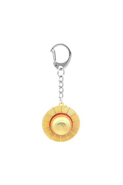 Choice Small size Classic Anime Keychain Straw Hat Pendant Metal Key Chains F...