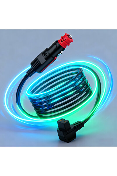 Choice 3.5m DC Cable DC Car Refrigerator Freezer Power Cord 11.5ft for 12V Fr...