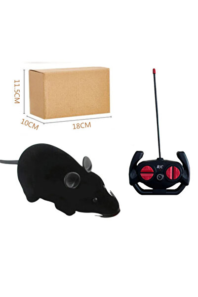 Choice1 Black Robot Mouse Rat Funny Cat Toy with Remote Control Multicolor Mo...