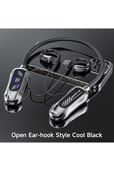 Choice1 black NEW Sports Car Shape Surround Sound Neckband Open-ear LED Displ...