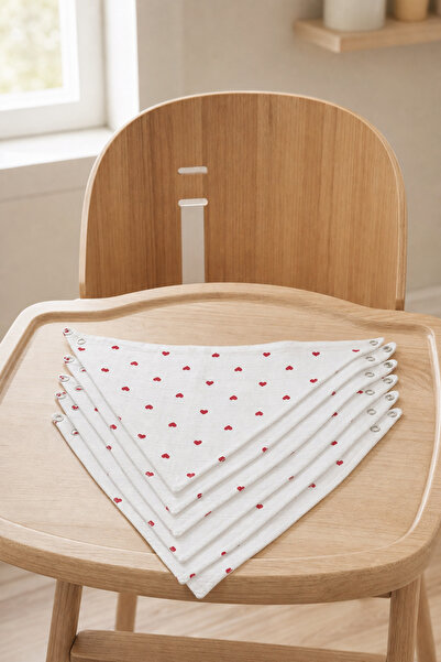 Ponchik 7-Pack 100% Cotton Double Layer Checkered Muslin Two-Stage Baby Drool...