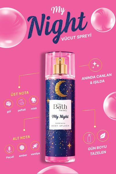 THE BATH FACTORY My Night Vücut Spreyi 200 ml