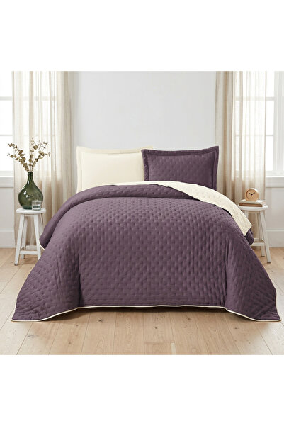 GENÇEV HOME COLLECTİONS Σετ κάλυμμα κρεβατιού διπλού χρώματος πλυμένο μαλακό ...