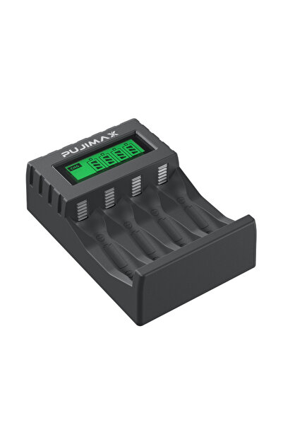 PUJIMAX USB Micro 1.2V LCD-005 LCD-005 Black PUJIAMX AA/AAA Rechargeable Batt...