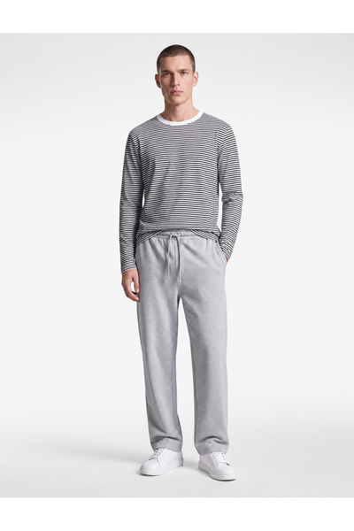 Koton Scuba Fabric Comfortable Fit Sweatpants with Pockets and Lace-Up Waist