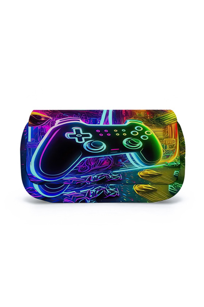 Choice 1 Game Console Full Screen Printed Double-layer Flip Pen Case for Boy/...