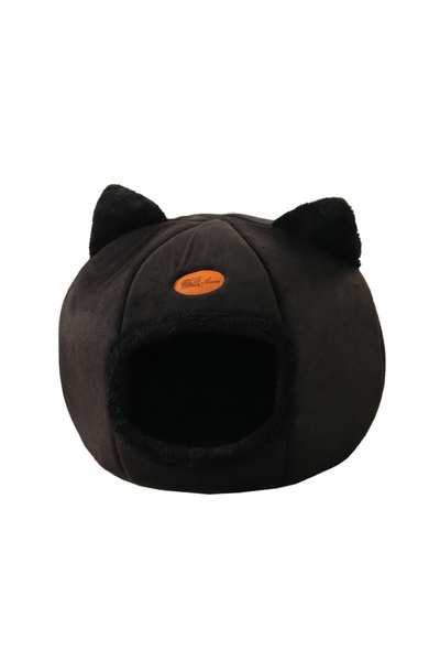 Choice3 XL 39x39x40cm black New Deep Sleep Comfort In Winter Cat Bed Iittle M...