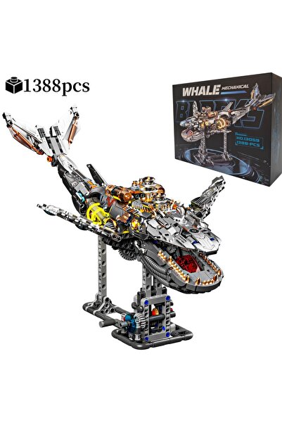 Choice 1388pcs Creative Mechanical Whale Building Blocks, Ideals Sea Animal M...