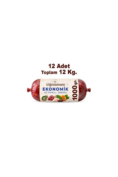 Çiğmamam Barf Ekonomik Barf Köpek Maması 12 Kg - 1000 g x 12